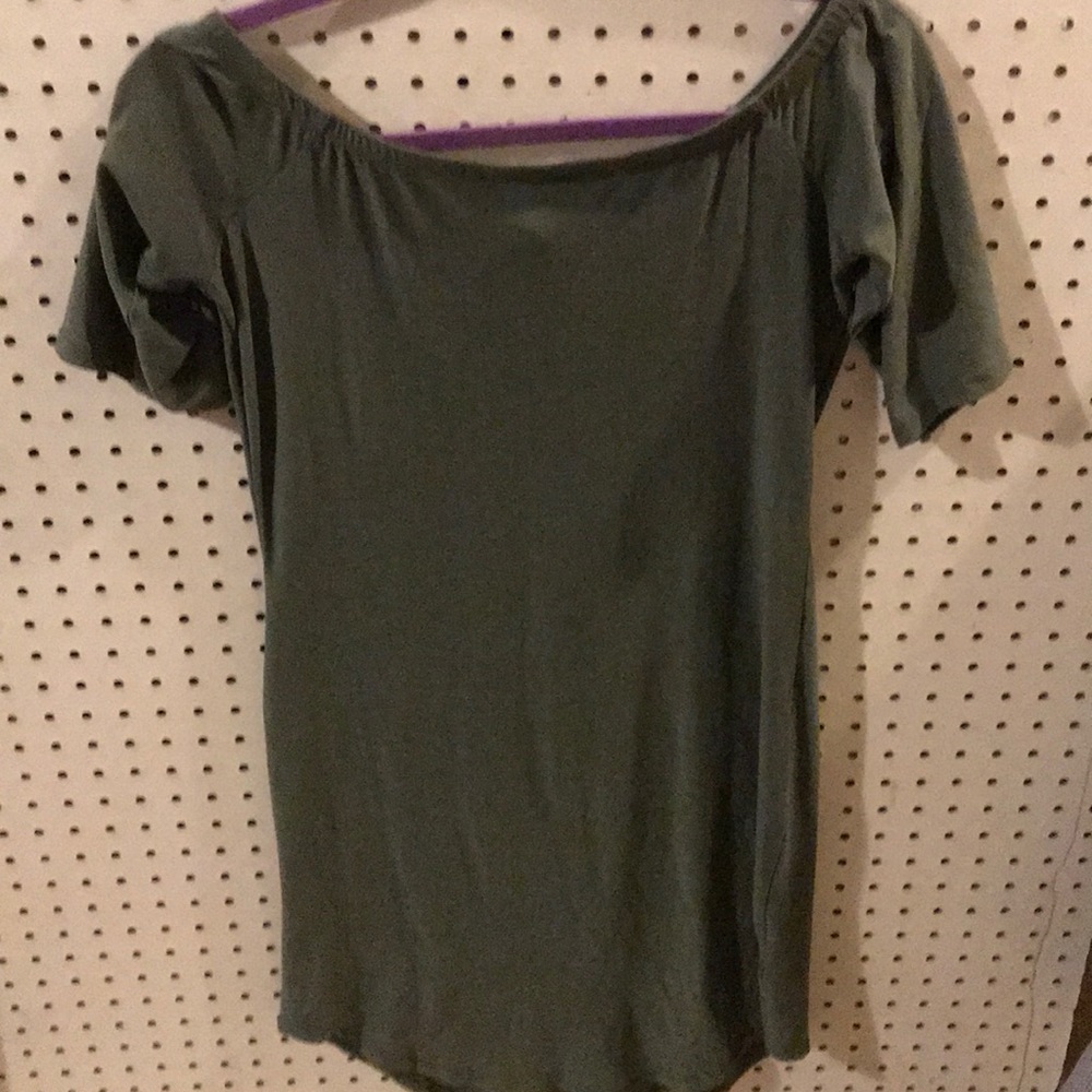 Off the shoulder T-shirt dress